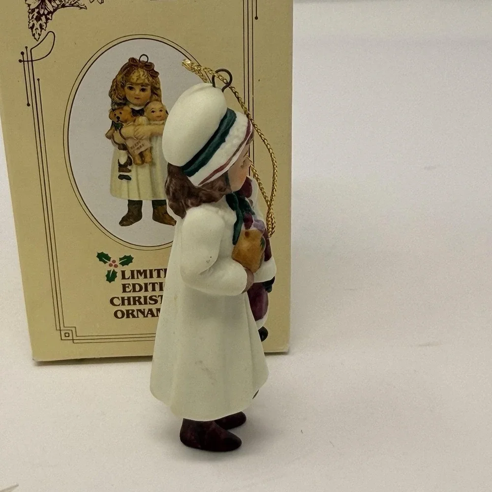 Jan Hagara Nikki Vintage 1985 Christmas Ornament Royal Orleans Ltd Ed w/‎ COA